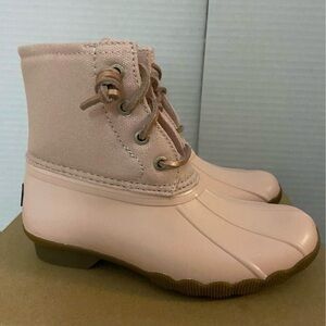 BNIB Girls Sperry Saltwater Sparkle Duck Boot